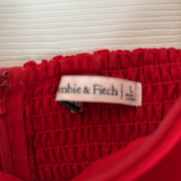 Abercrombie & Fitch red dress size L - Picture 3 of 4